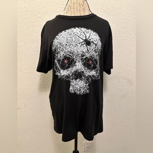 Black Graphic Skull T-Shirt UNISEX